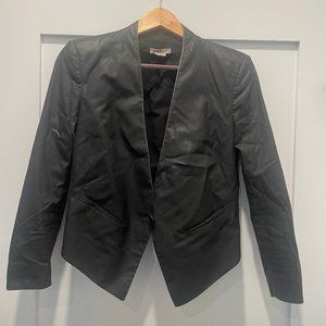 Helmut Lang leather blazer